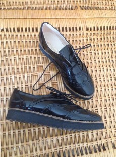 KALIN TABAN OXFORD SİYAH RUGAN